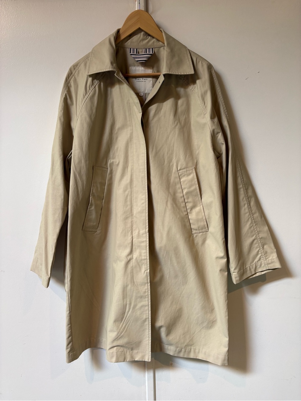 Lightweight Beige Women's Trench Coat by Part Two